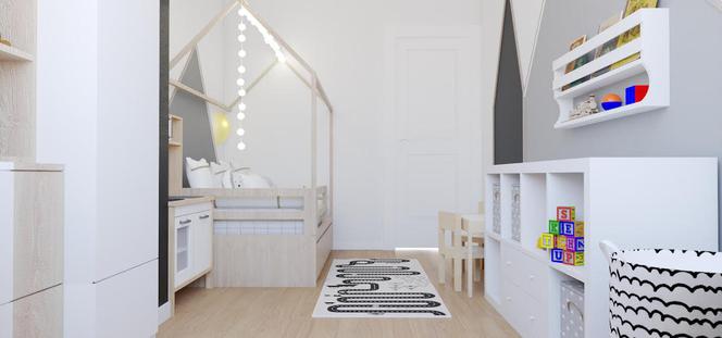 Dziecięcy pokój w stylu skandynawskim