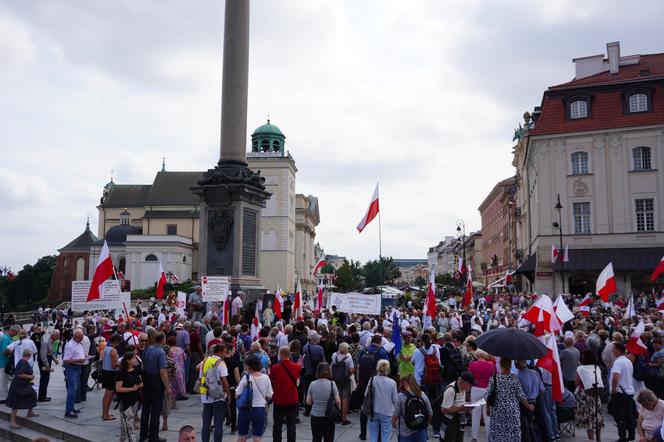 Protest katechetów w Warszawie 21.08.2024