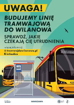 Pierwsze utrudnienia na budowie trasy tramwajowej do Wilanowa