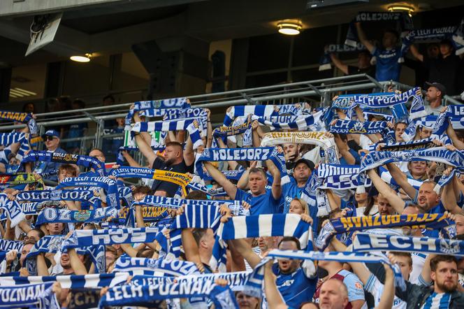 Tak bawili się kibice podczas meczu Lech Poznań - Lechia Gdańsk