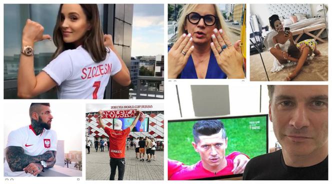 Mecz Polska - Senegal. Tak kibicują gwiazdy