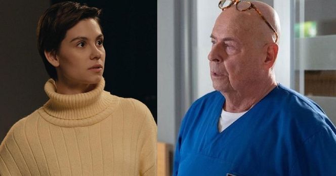 Na dobre i na złe. Blanka (Pola Gonciarz), Tretter (Piotr Garlicki)