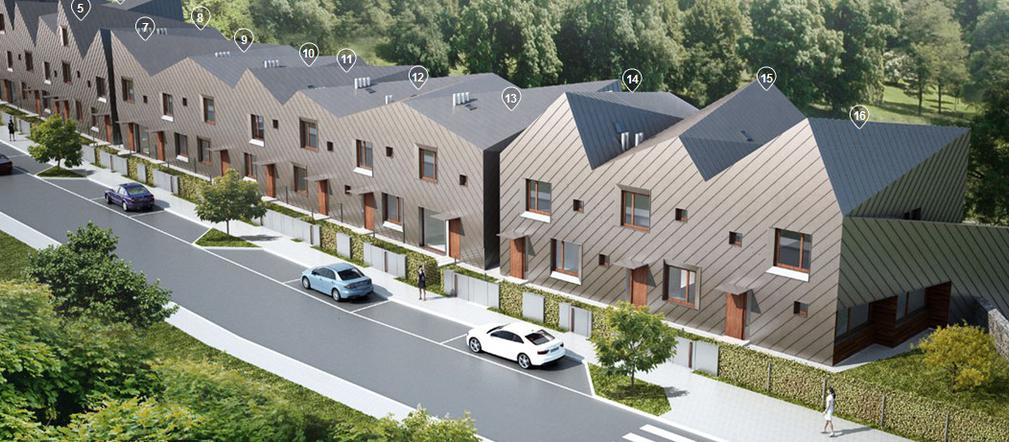 Domy szeregowe MIKMAK HOUSE we Wrocławiu projekt: ArC2 Fabryka Projektowa