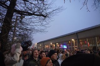 Inscenizacja przyjazdu Ignacego Paderewskiego do Poznania w przeddzień rocznicy wybuchu Powstania Wielkopolskiego