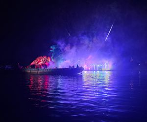 Małopolskie Królewskie Widowisko na Wiśle w ramach 24. Parady Smoków