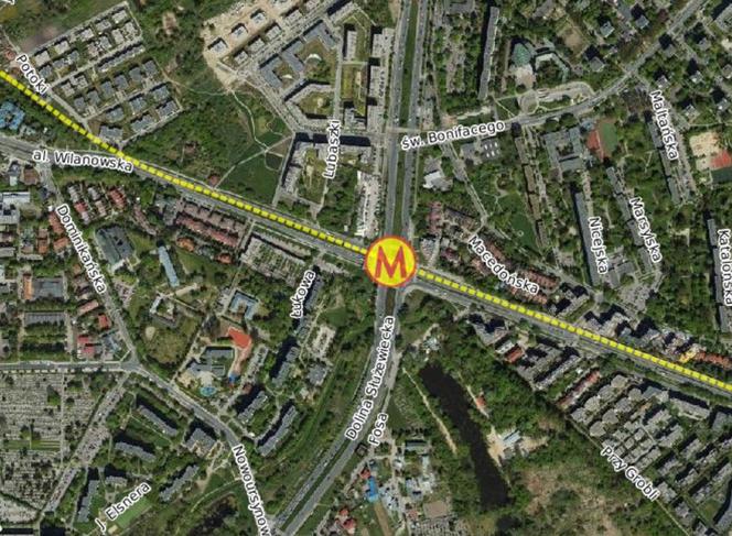 Metro M4 – stacja Dolina Służewiecka