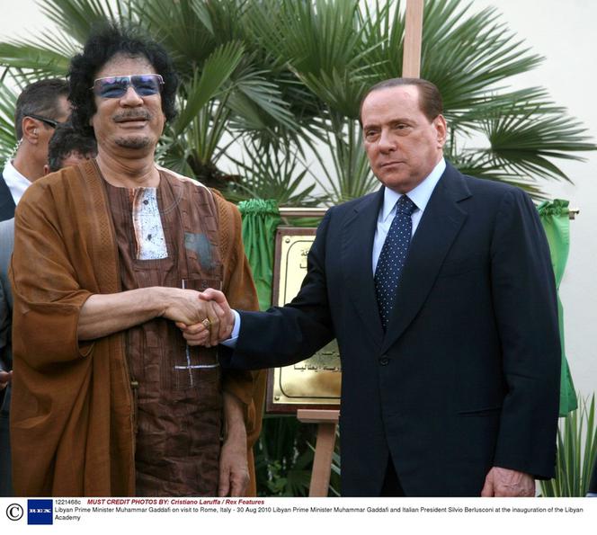 Kaddafi chce zabić Berlusconiego