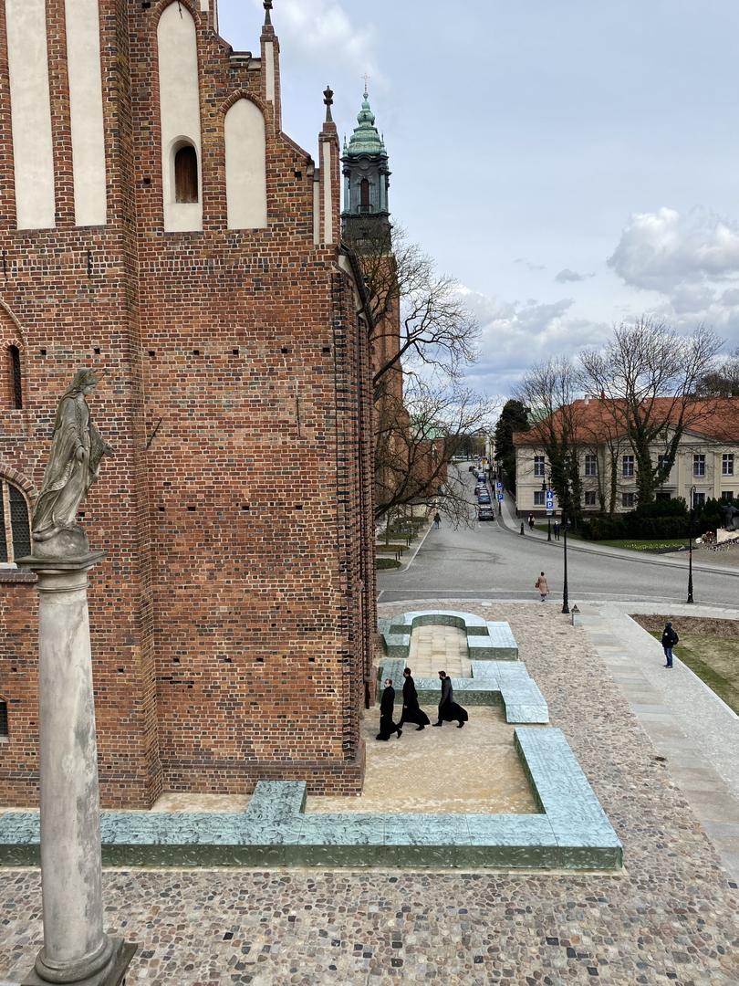 Ekspozycja reliktów palatium Mieszka I na Ostrowie Tumskim w Poznaniu