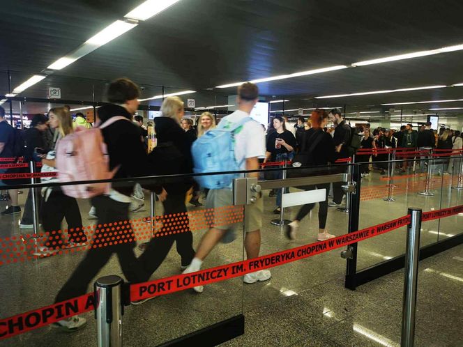 Drony nad Polską. Lotnisko Chopina