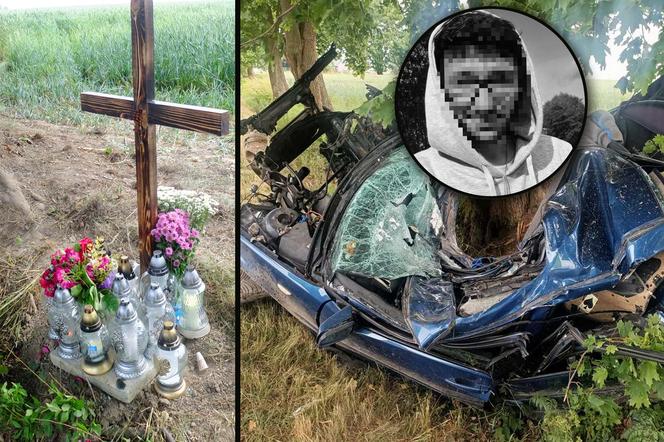 Z BMW wypadł silnik. Adrian zginął na miejscu. Auto roztrzaskało się na drzewie