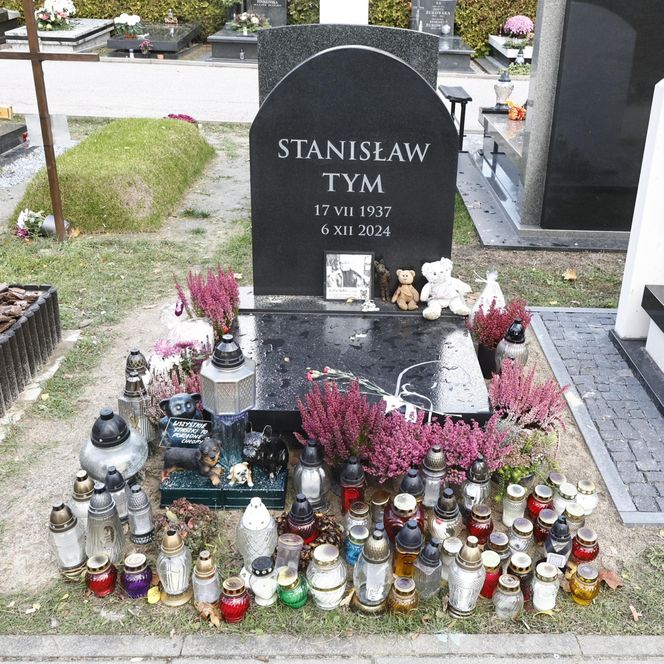 Tak wyglądają groby Zapasiewicza, Tyma, Kołaczkowskiej, Stoparczyk