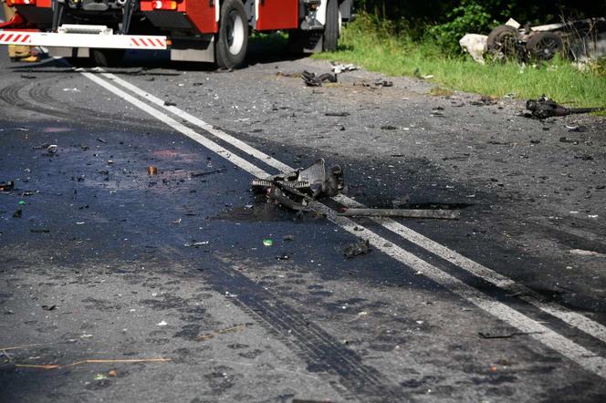 Wypadek pod Olesnem. Trzy osoby z pow. kłobuckiego poszkodowane