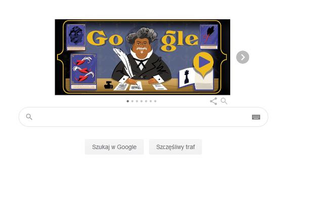 Alexandre Dumas - bohater Google Doodle! Miał kilkadziesiąt kochanek, był bankrutem!