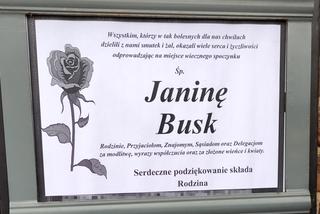 Pogrzeb Janiny Busk