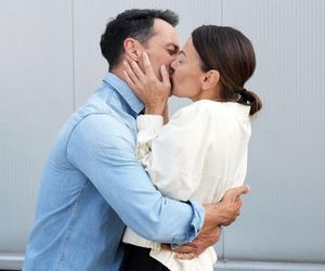 Barwy szczęścia odc. 3141. Kasia (Katarzyna Glinka), Mariusz (Rafał Cieszyński)