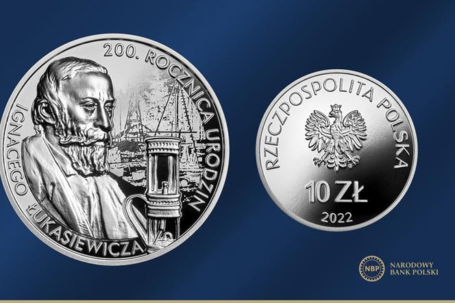 Ignacy Łukasiewicz moneta NBP 