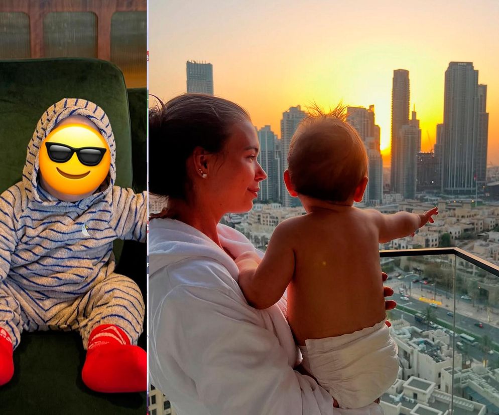 Sandra Kubicka wypoczywa z synkiem w Dubaju