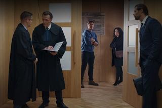 M jak miłość odc. 1722. Marysia (Małgorzata Pieńkowska), Marcin (Mikołaj Roznerski), Piotrek (Marcin Mroczek), Krzysztof Sowiński (Konrad Jałowiec)