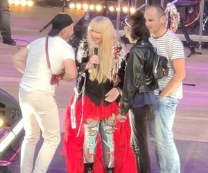 Facet wtargnął na scenę podczas koncertu Maryli Rodowicz. Ochroniarz nie zdążył