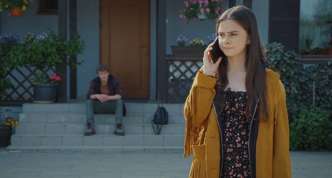 M jak miłość odc. 1878. Basia (Karina Woźniak), Kacper (Bartosz Ziewiec)