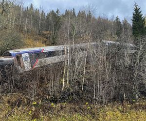 Wykolejanie pociągu w Norwegii