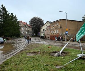 Lądek Zdrój po przejściu fali