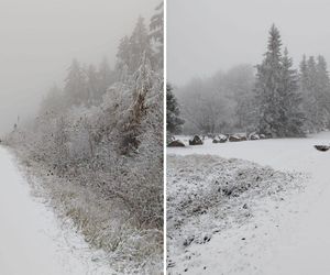 Pierwszy śnieg w Bieszczadach już spadł. Niezwykłe zimowe widoki 