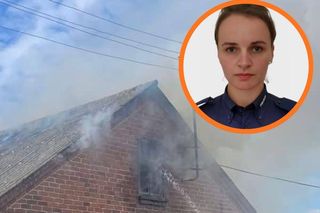 Bohaterska postawa policjantki z Ostrowa Lubelskiego. Uratowała sześć zwierząt z płonącego domu