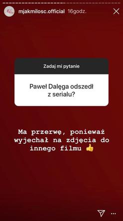 Michał (Paweł Deląg) wróci do M jak miłość