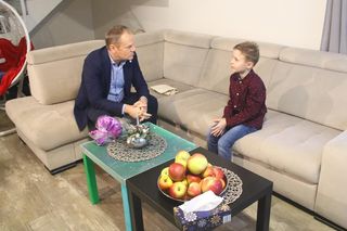 Donald Tusk odwiedził 7-letniego Jasia