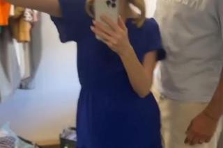 Barwy szczęścia na planie. Dominika (Karolina Chapko), Sebastian (Marek Krupski)