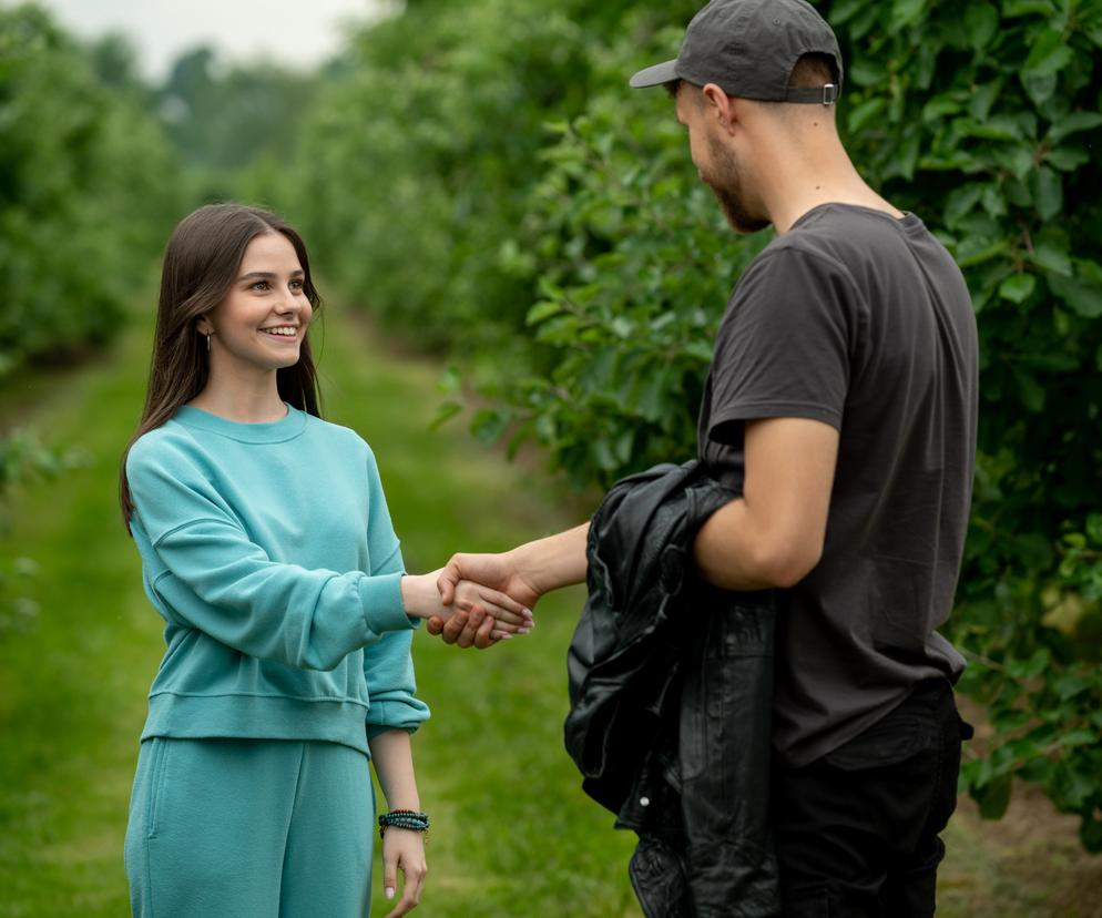 M jak miłość odc. 1678. Rafał Kulesza (Łukasz Twardowski), Basia (Karina Woźniak)