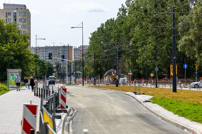 Tramwaj na Stegny w Warszawie