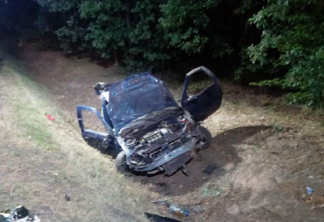 Trzy osoby ranne po zderzeniu z jeleniem. Auto do kasacji