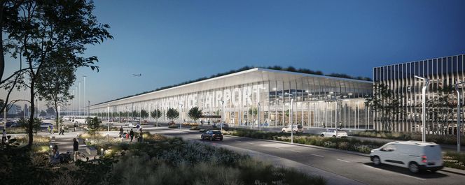 Wizualizacja terminala głównego Katowice Airport