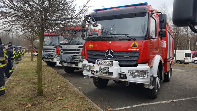 Nowe pojazdy śląskich strażaków