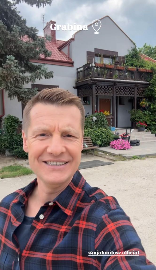 M jak miłość. Paweł (Rafał Mroczek) na planie