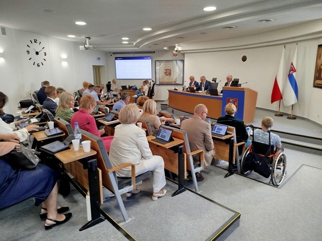 Rodzina Tymka Kalaty wymieniła się prezentami z prezydentem i radnymi