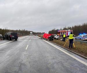 Straszny wypadek na S5 pod Bydgoszczą. Zdjęcia z materiałów policyjnych
