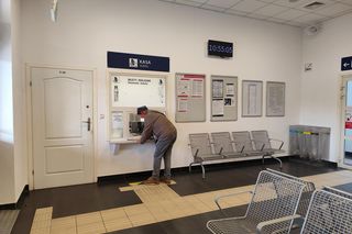 Dworzec w Krzeszowicach