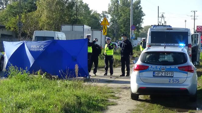 Śmiertelne potrącenie rowerzysty na Bielanach