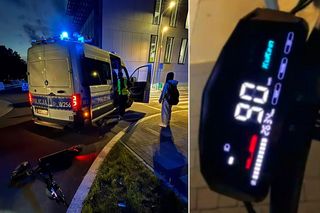 Szaleńczy rajd hulajnogą. 15-latek gnał 90 km/h, uciekając przed policją!
