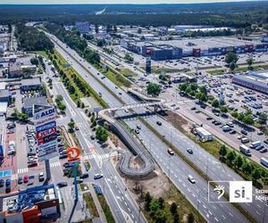 Kładka nad ul. Struga w Szczecinie