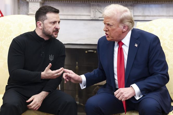 Wołodymyr Zełenski i Donald Trump. Spotkanie w Waszyngtonie