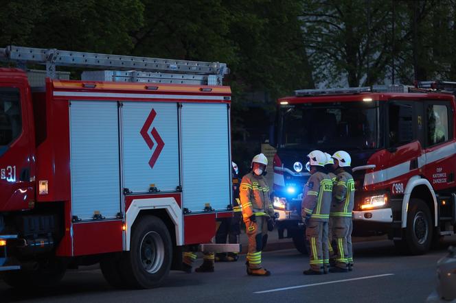  Pożar hali magazynowej w Katowicach