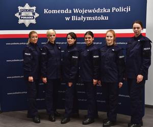 Nowi policjanci w podlaskiej policji. Region zyskał 40 funkcjonariuszy