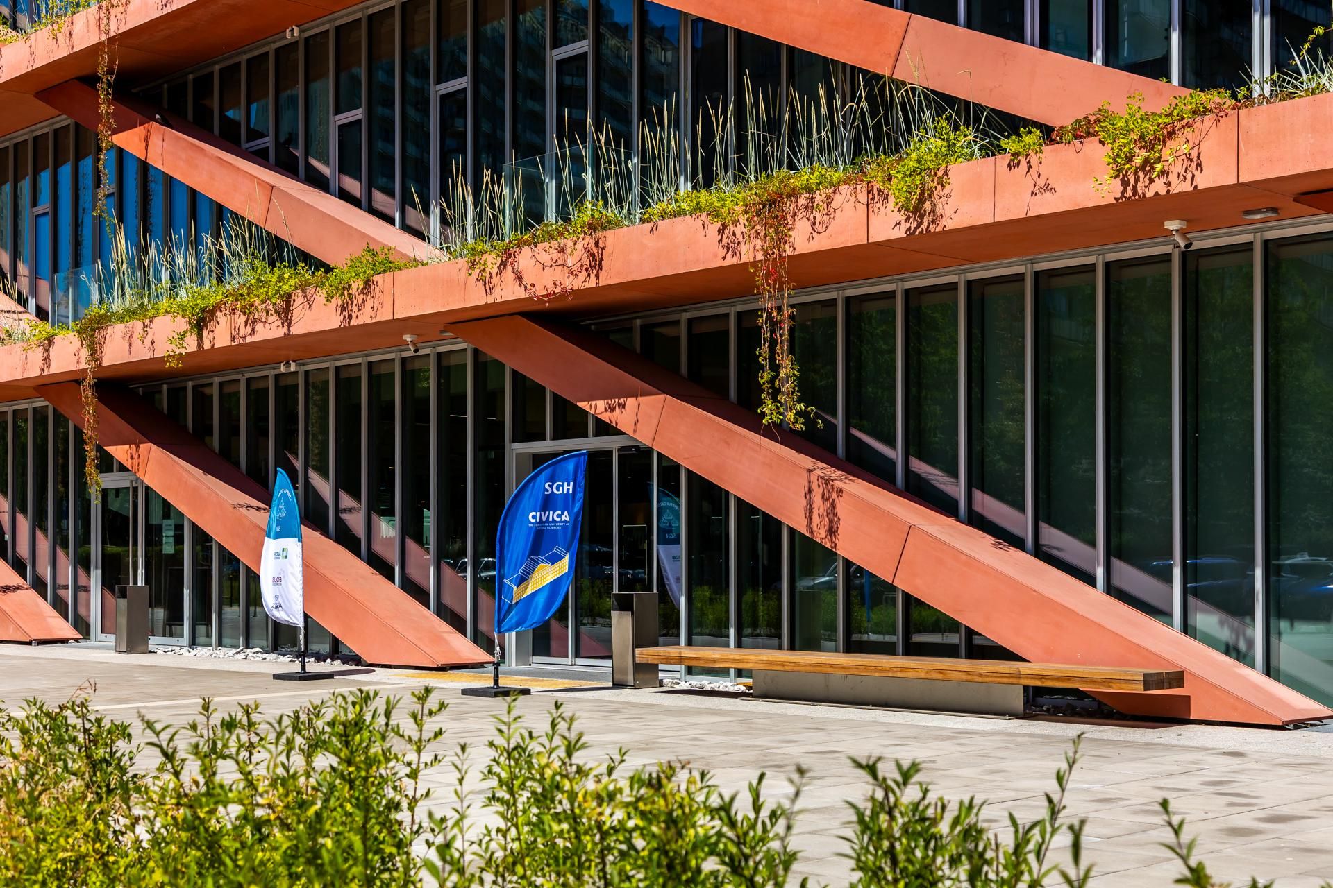 Centrum Przestrzeni Innowacyjnej SGH przy ulicy Batorego w Warszawie