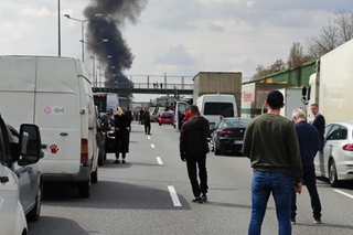 Śmiertelny wypadek na S8. Ciężarówka stanęła w płomieniach 