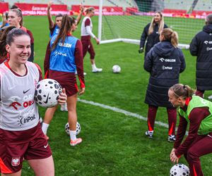 Marta Nawrocka na zgrupowaniu piłkarskiej reprezentacji kobiet