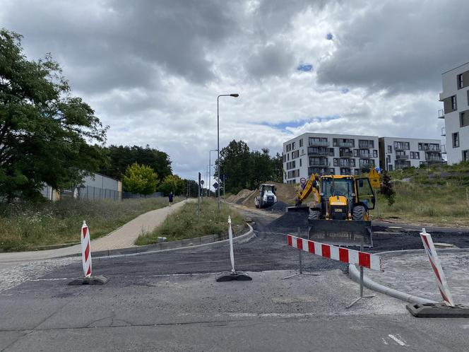 Jak idą prace przy budowie ronda przy ul. Rzeźniczka w Zielonej Górze? Sprawdziliśmy 